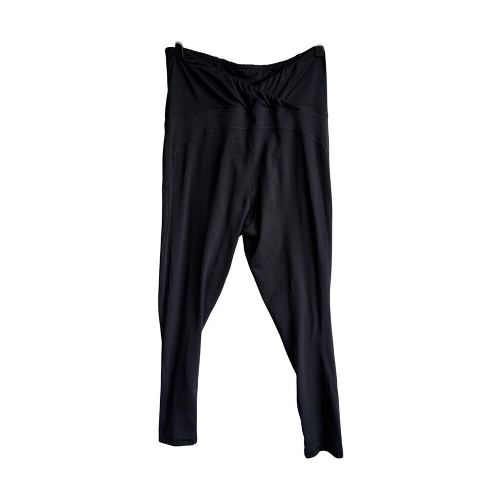 Ingrid & Isabel Basics Support Crossover Maternity Leggings Black Small - Picture 3 of 6